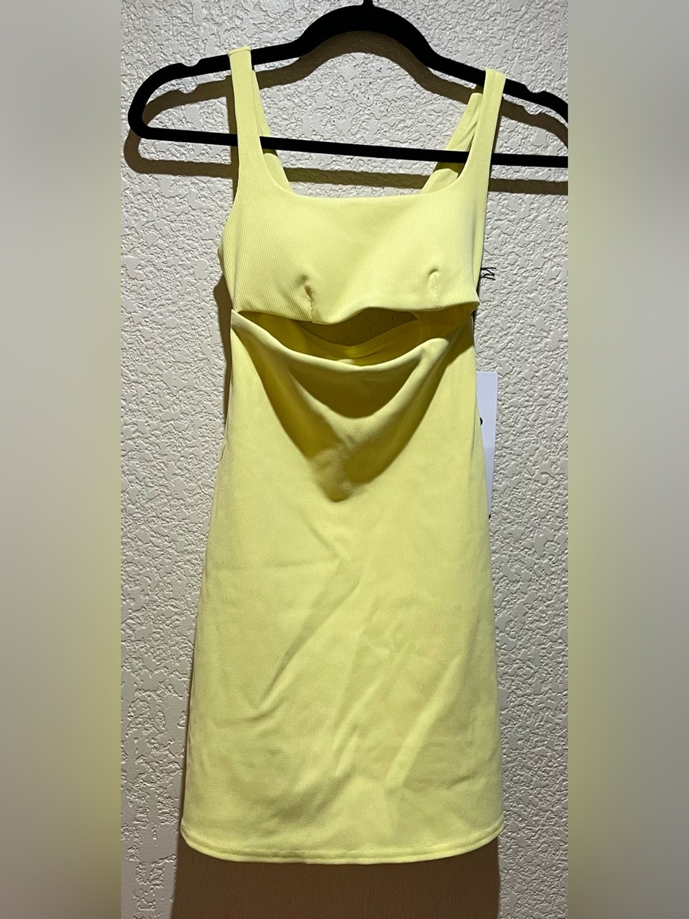 Alo Yoga NWT Slice Tennis in Sunshine Yellow Shorts Underneath Size XS - Picture 6 of 15